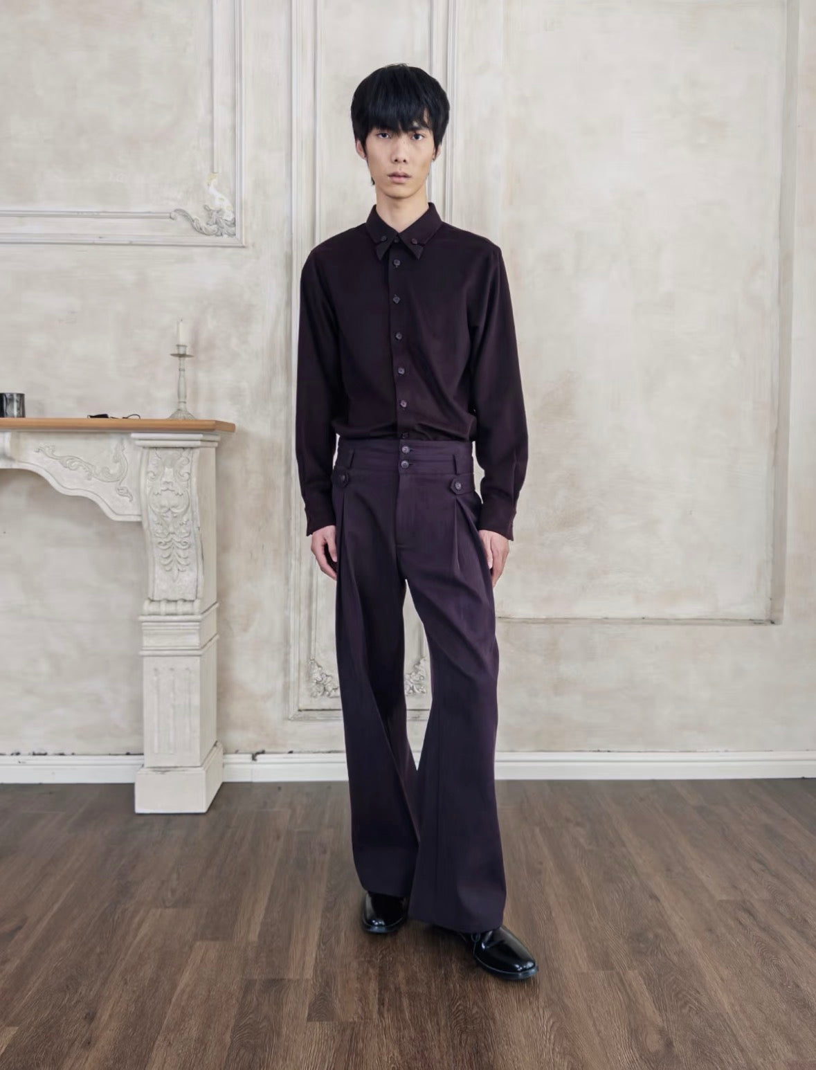 "Chihiro" Tailored Waist Trousers