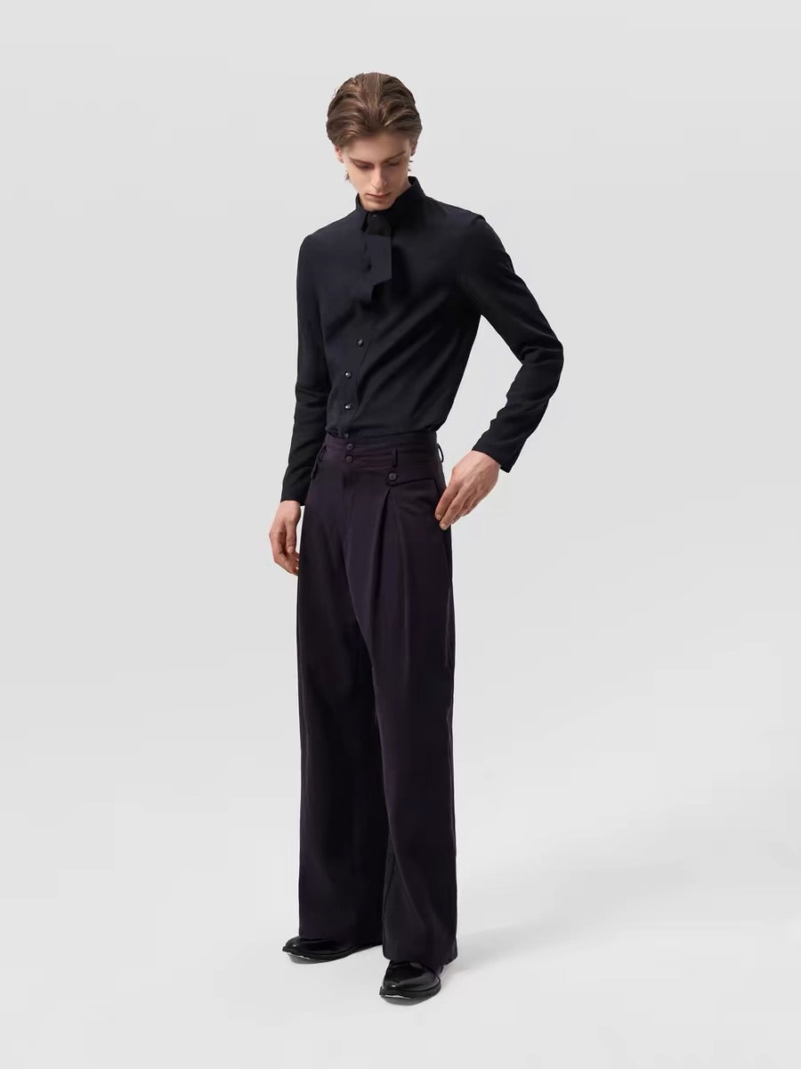 "Chihiro" Tailored Waist Trousers