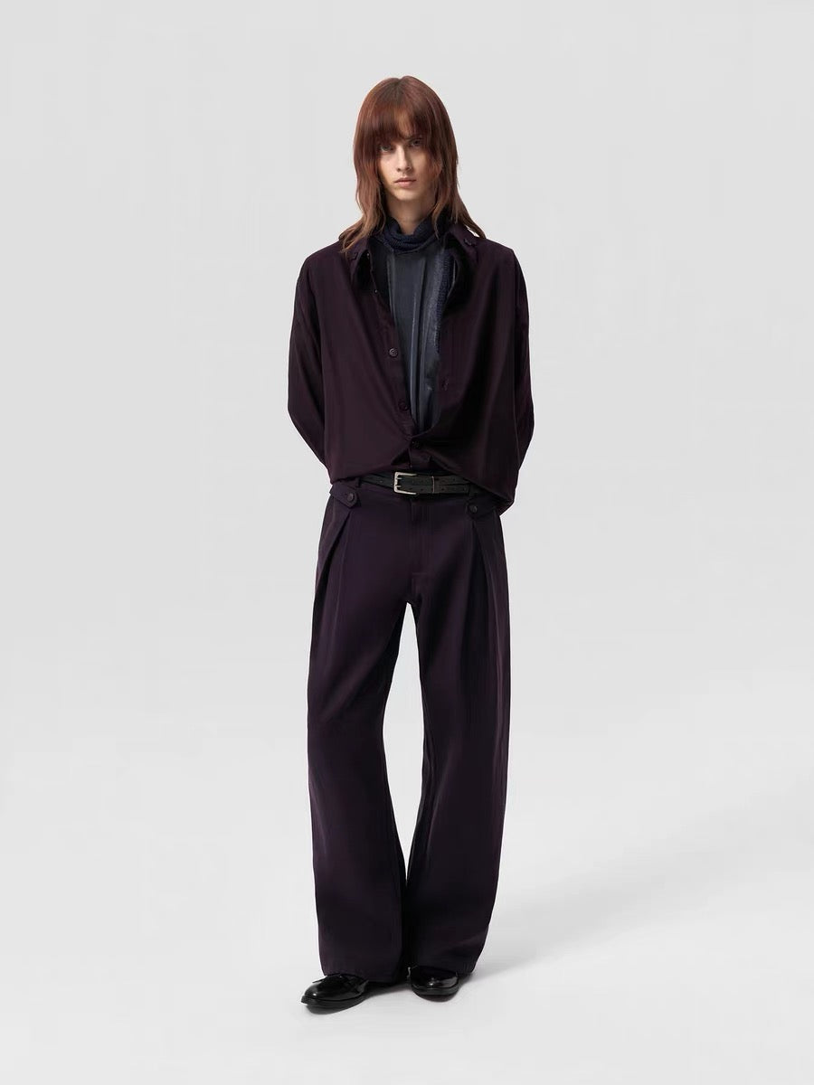 "Chihiro" Tailored Waist Trousers