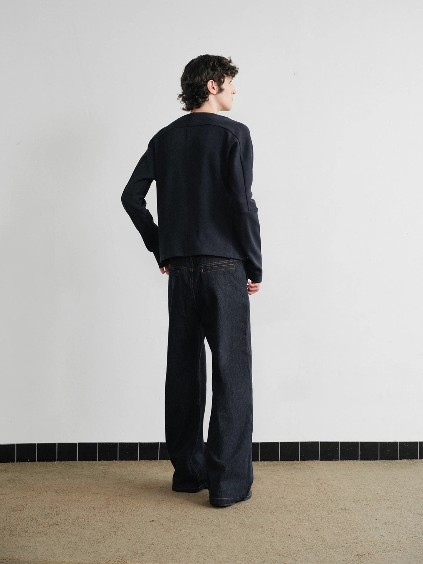 « Wide Pants » 5-button Front Denim Pants