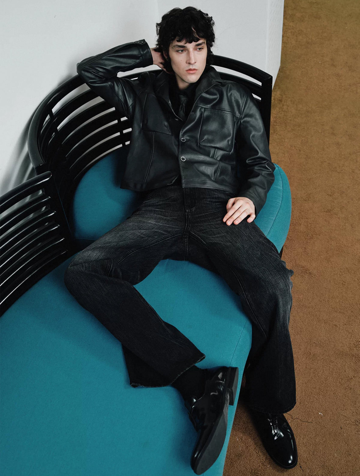 "Fog Blue" German-Inspired Tailored Jacket