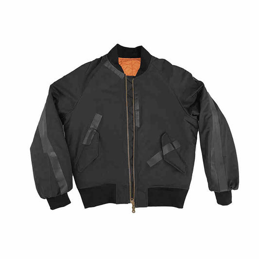 "Vinyl" Bomber Cotton Lined Jacket