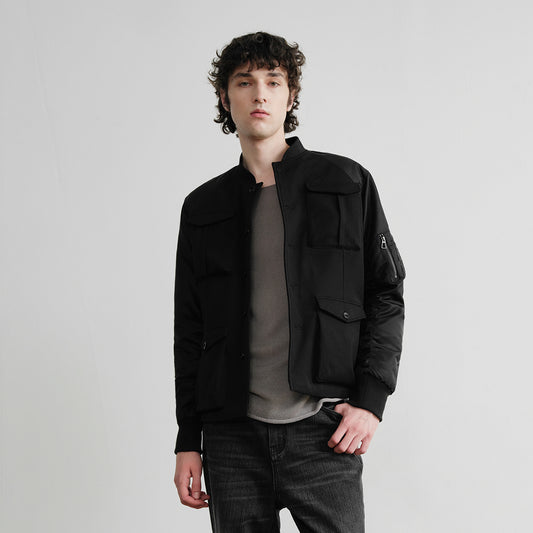 "Flight Jacket" MA-1 Jacket in Cotton Blend
