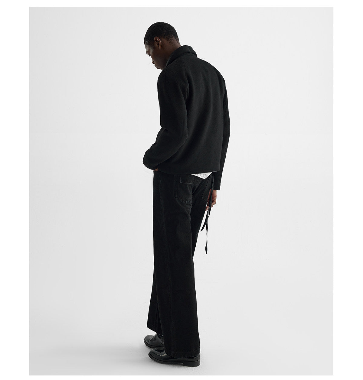 "Crimes" Wool Cocoon Jacket