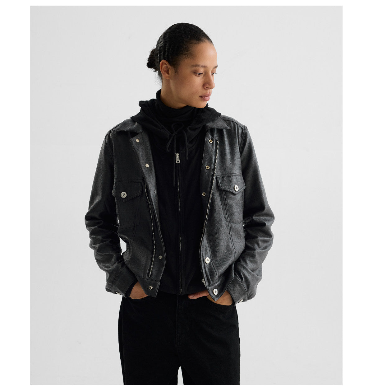 "Road" Motorbike Jacket Coated
