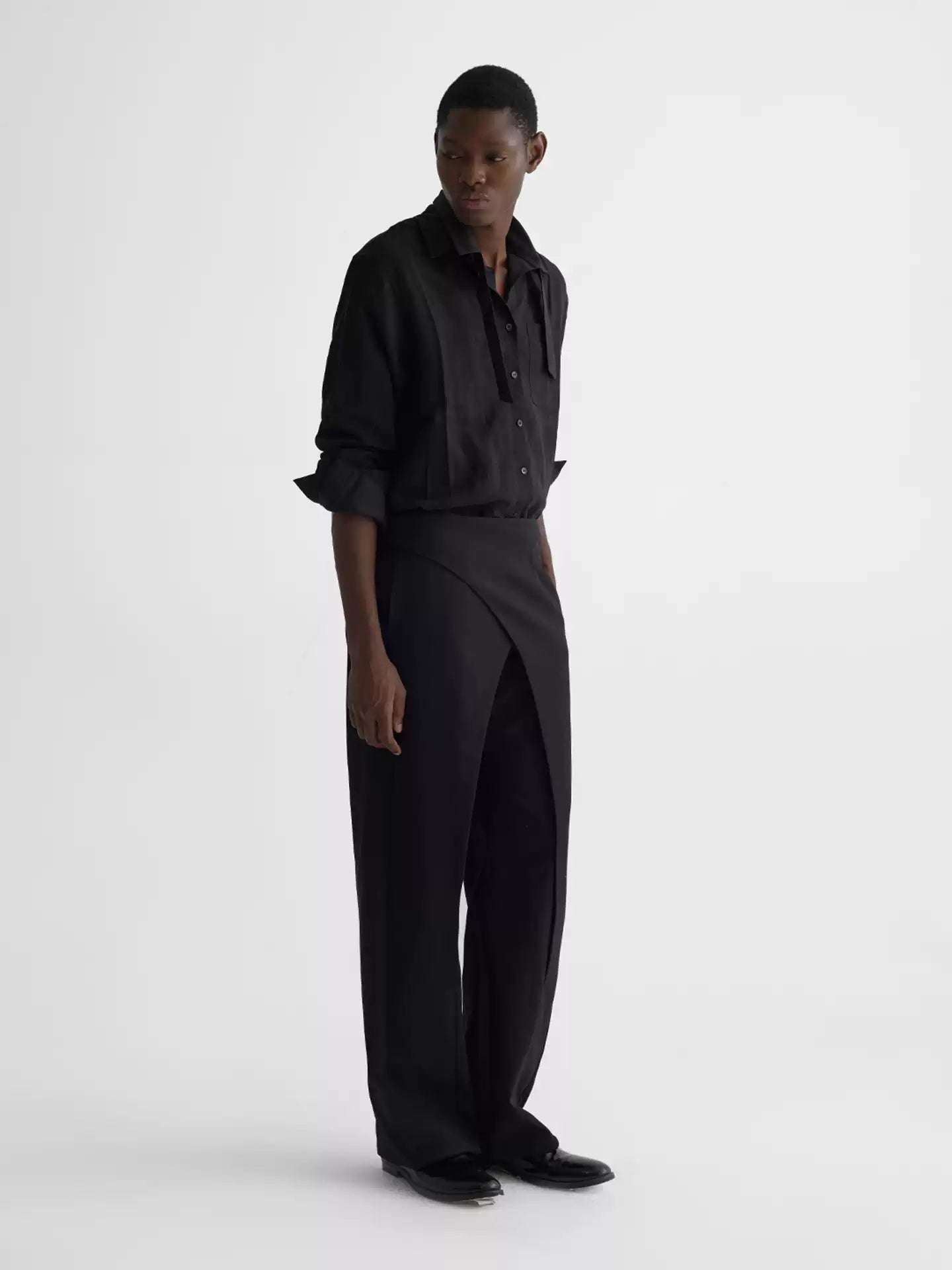 "Awake" Wide-leg Suit Trousers