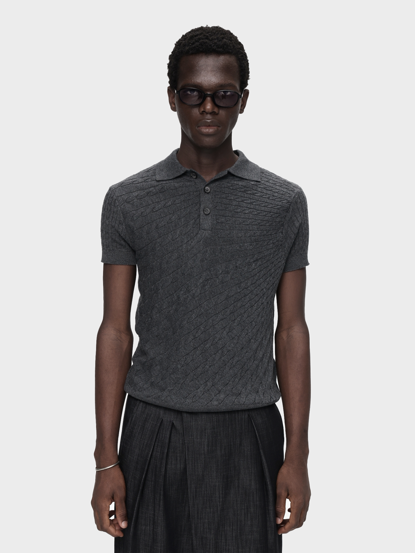 "Kiril" Light Wool Polo Sweater