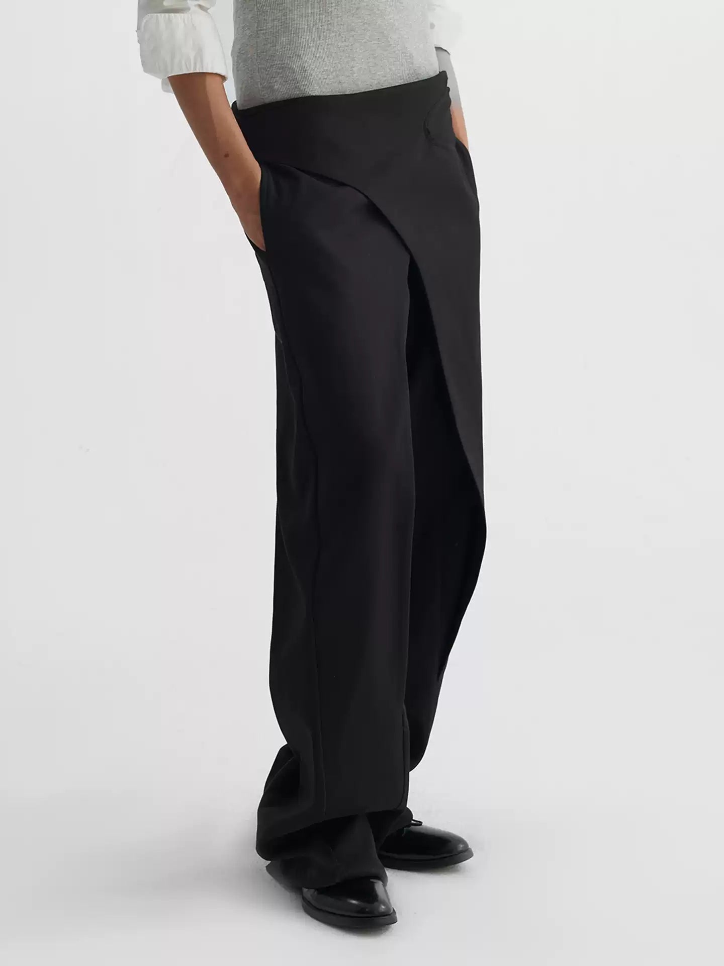 "Awake" Wide-leg Suit Trousers