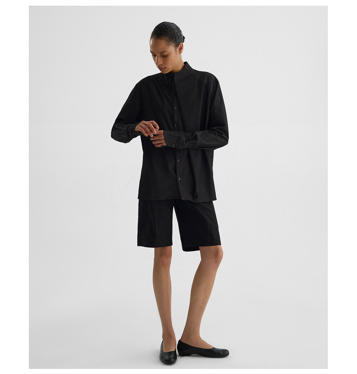"Midi" Long-Sleeved Shirt