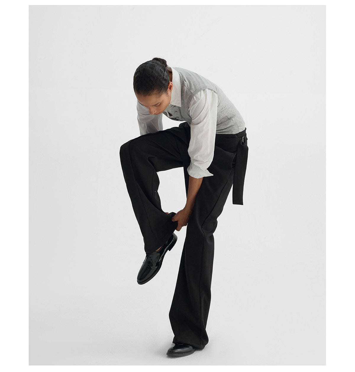 "Awake" Wide-leg Suit Trousers