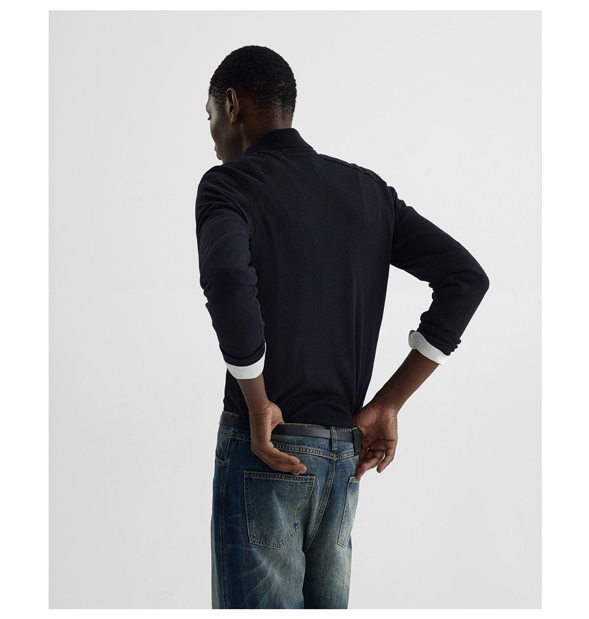 " Wood" Linen knitted sweater