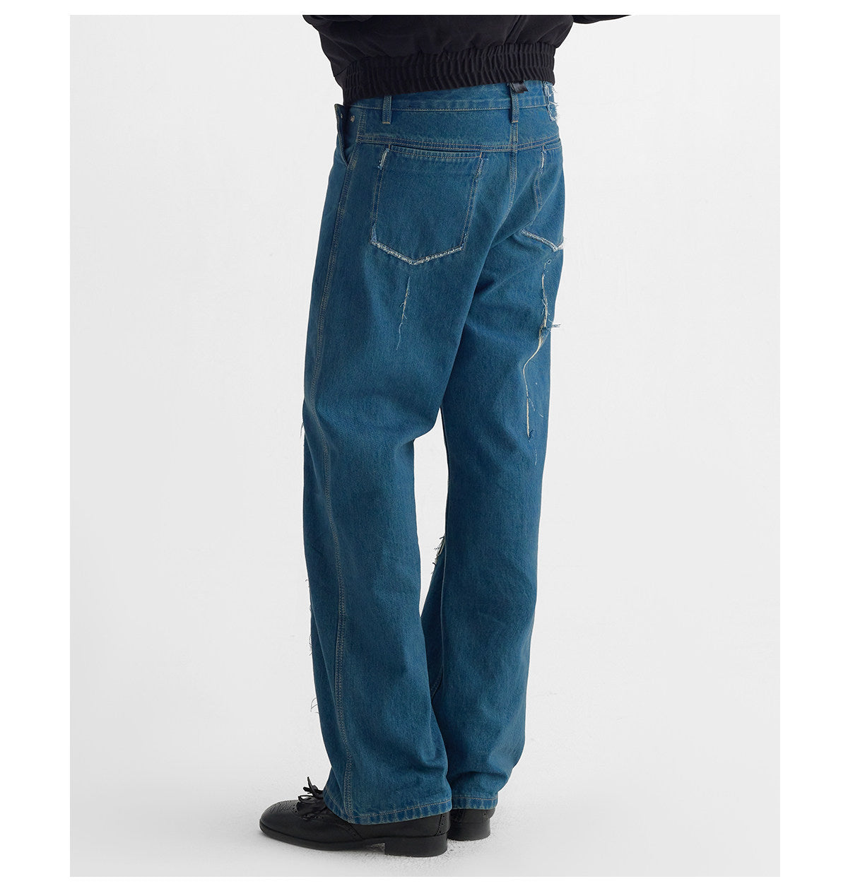 "BonsaÏ" Sun-Washed Denim Trousers