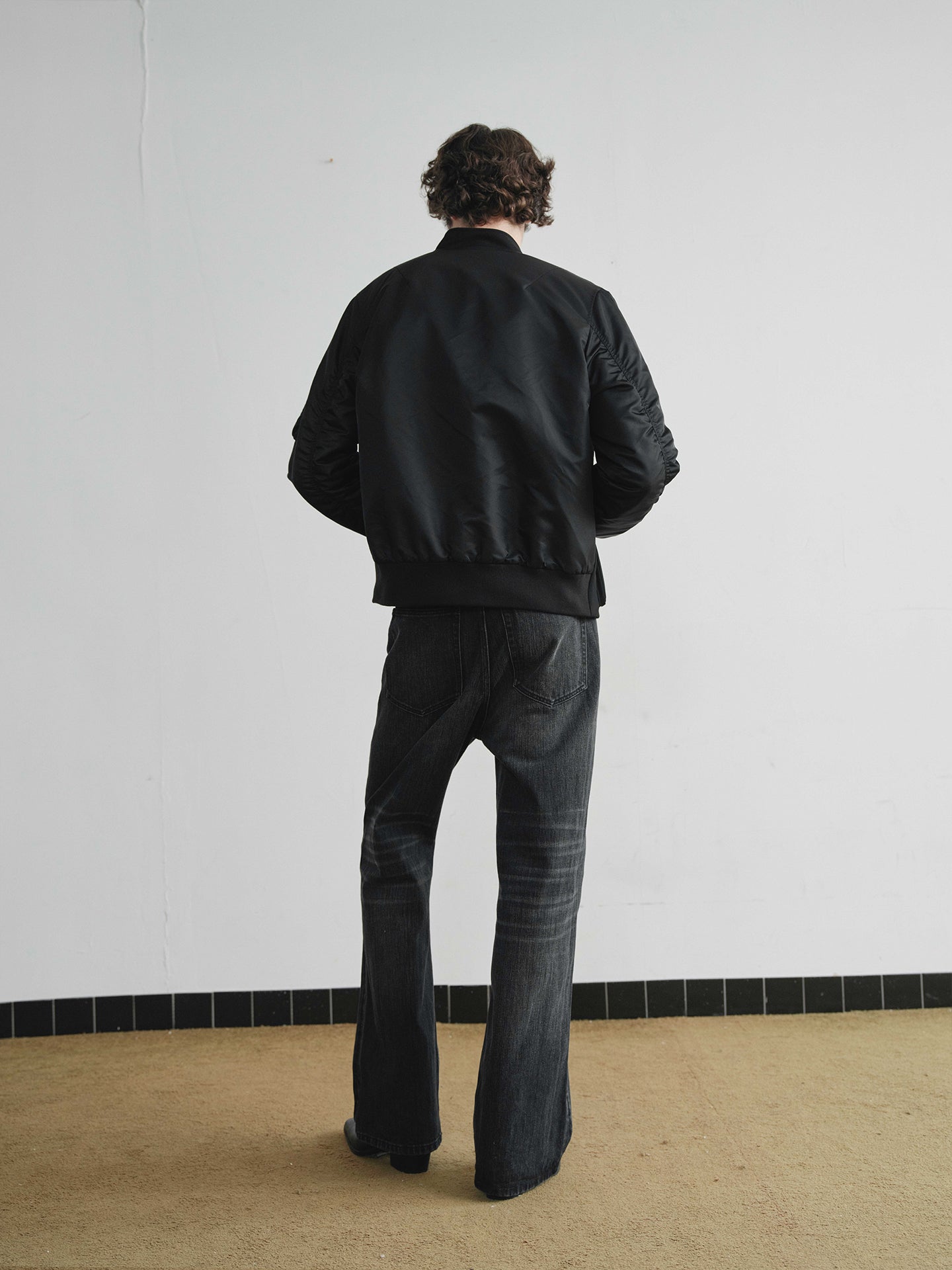 "Sulfur" Raw Straight-Leg Jeans