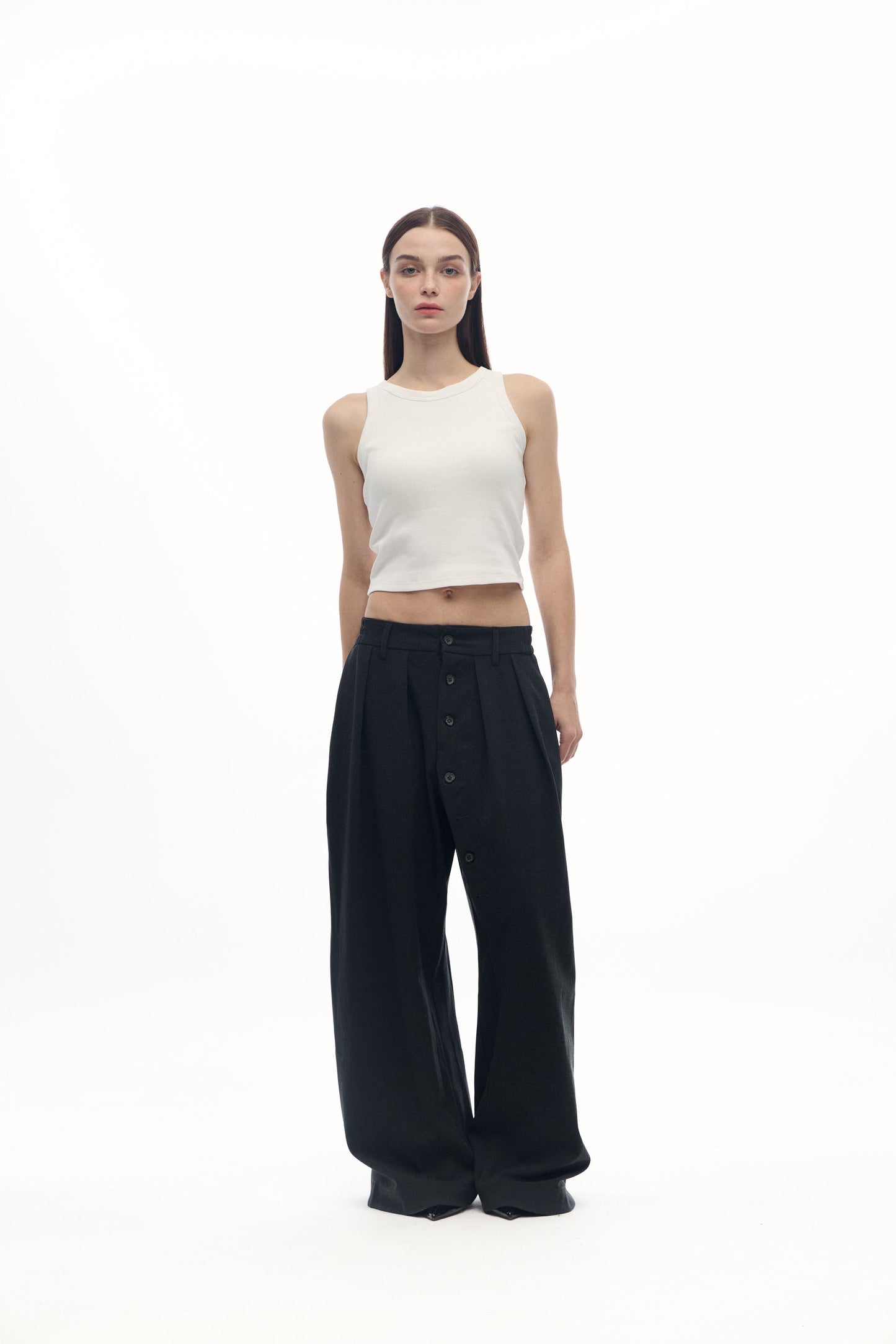 "Eclipse" Distressed Kendo Blended Pants