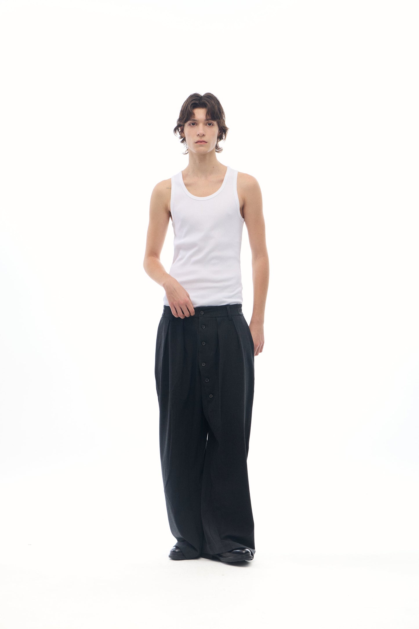 "Eclipse" Distressed Kendo Blended Pants