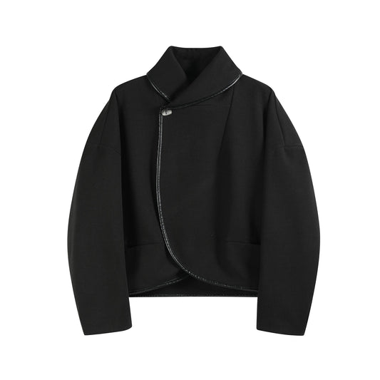 "Circle" Collar Cape Jacket