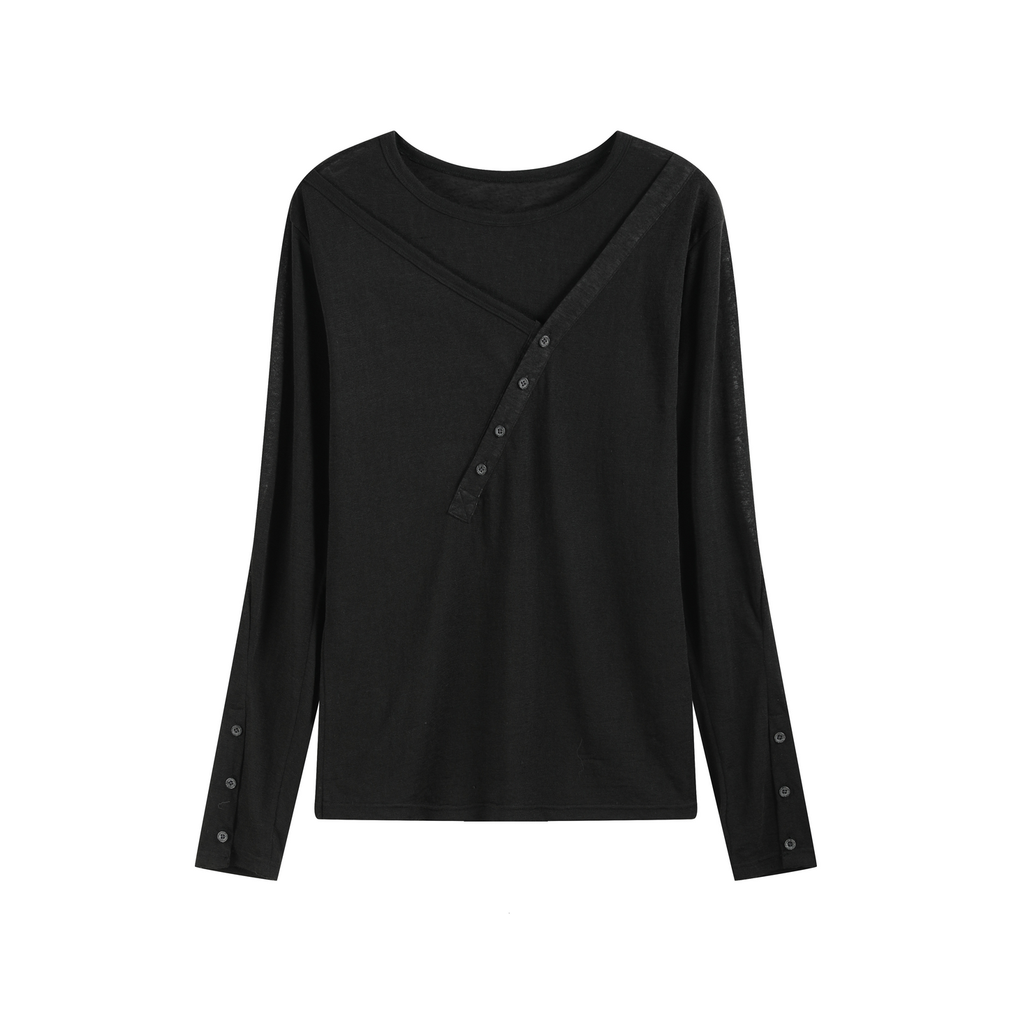 "Shale" Buttoned Sweatshirt