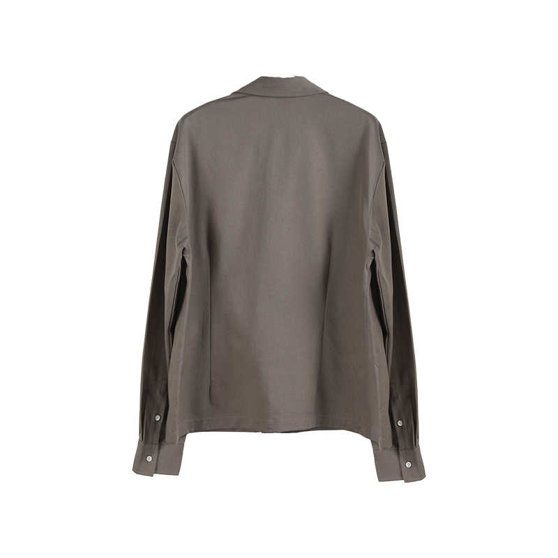 "Join" Lyocell gray tie scarf Suit Jacket